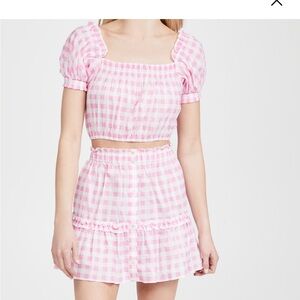 Playa Lucila size medium top and skirt set